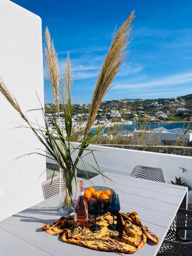Modern Cycladic Sea View House Villa Ornos  Exterior photo