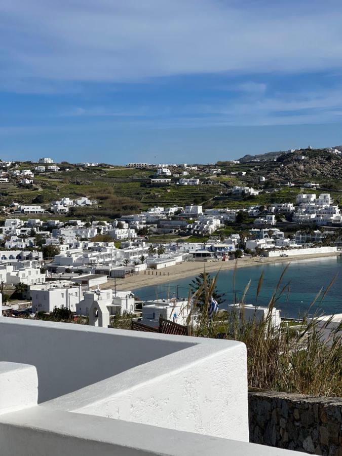 Modern Cycladic Sea View House Villa Ornos  Exterior photo