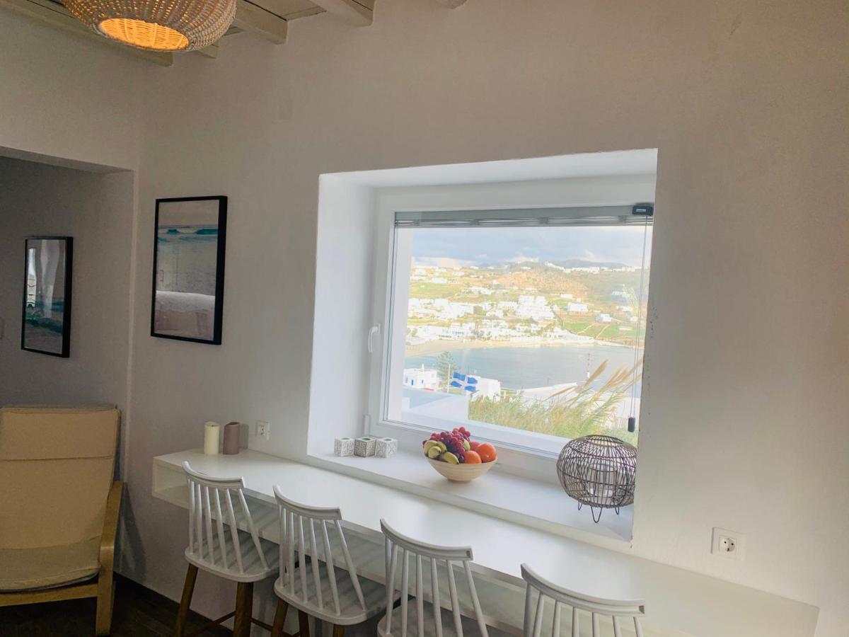 Modern Cycladic Sea View House Villa Ornos  Exterior photo