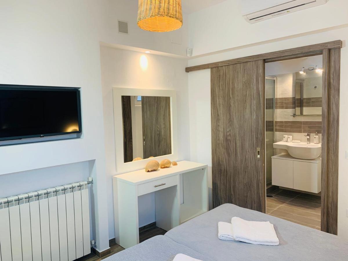 Modern Cycladic Sea View House Villa Ornos  Exterior photo